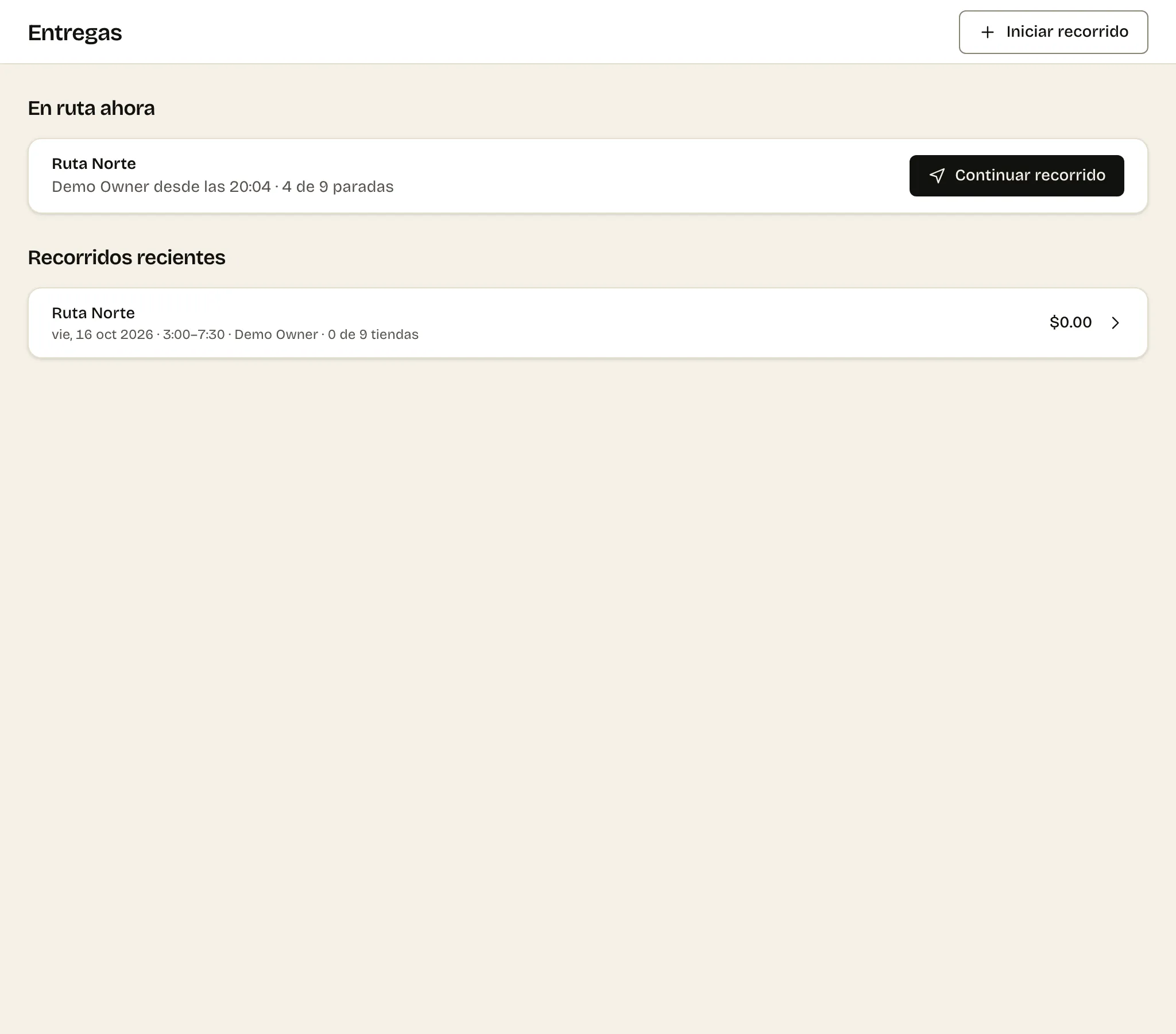 Saber qué tiendas toca resurtir hoy — La pantalla de verdad, con datos reales.
