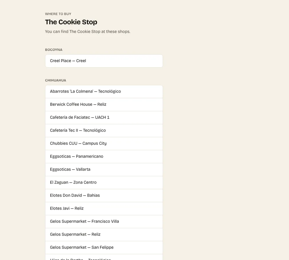 Answer where to buy once instead of every day — The actual screen, with real data.